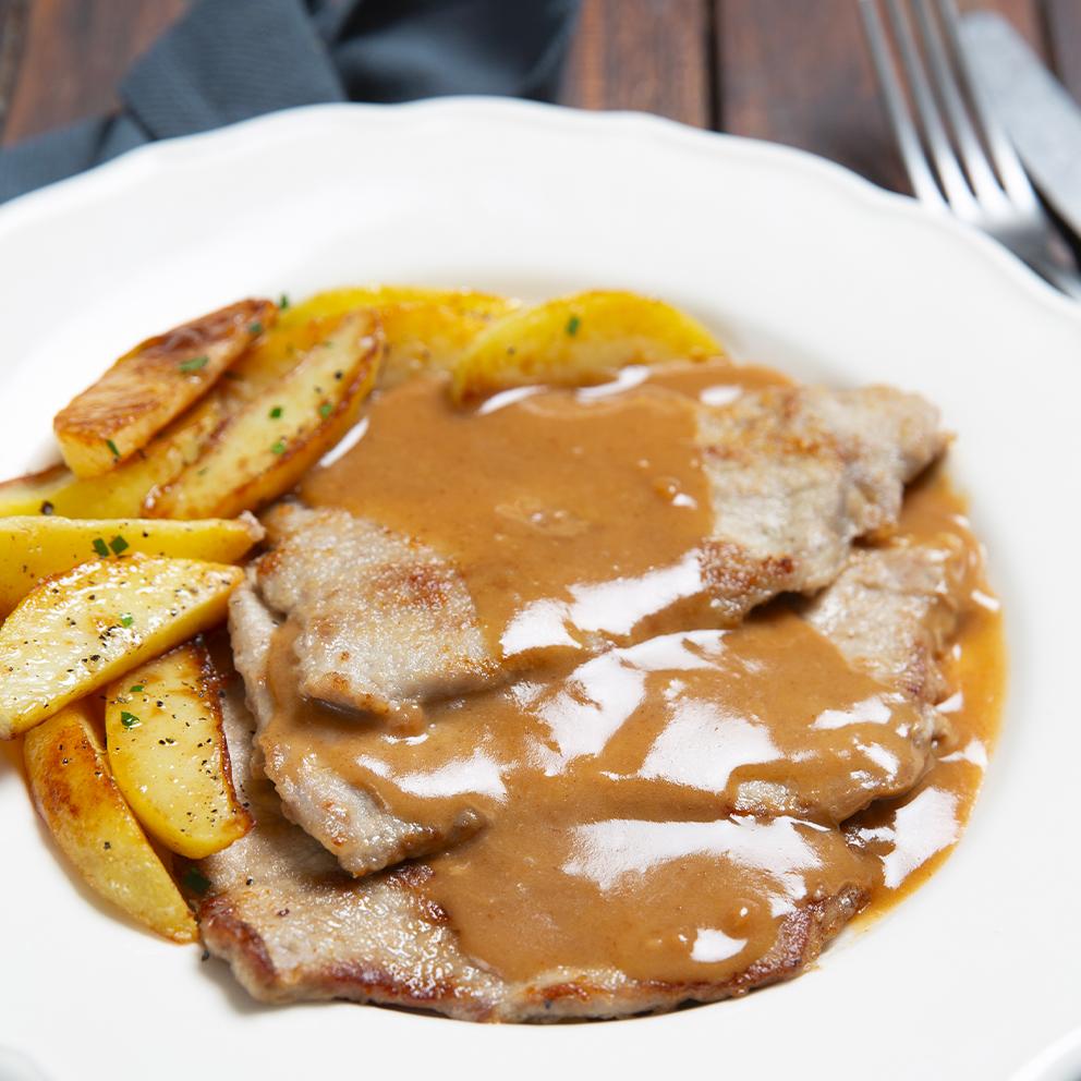 Scaloppine al vino bianco